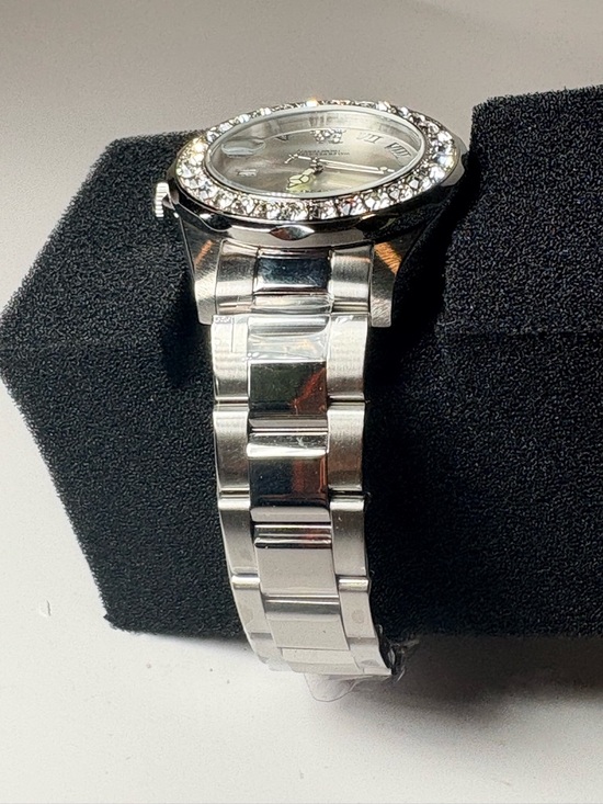 Invicta Women Silver Crystal-Accent Stainless Steel Bracelet Watch 38mm main image 4